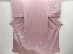 生花模様訪問着